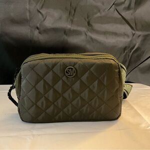 Quilted Olive Green Crossbody Bag